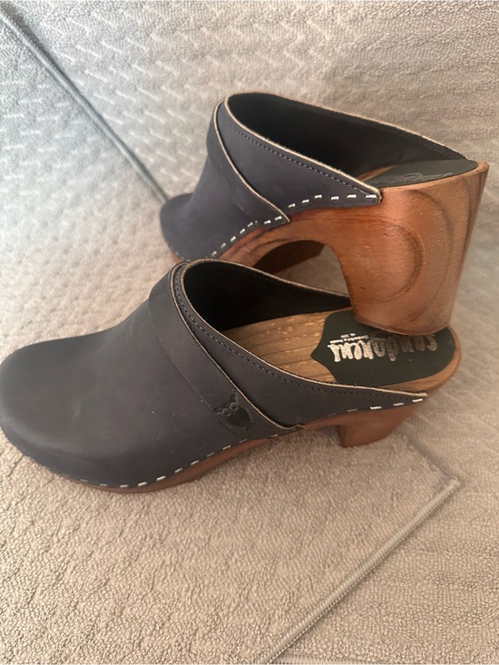 Sandgrens Shoes - Sandgrens - Women's Navy blue Slip-On Mules Clogs